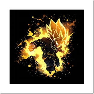 super sayian Posters and Art